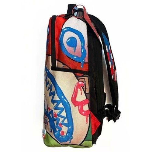 SPRAYGROUND PAINTING SMURFS BACKPACK 2025 Fall NEW Laptop Tablet Booklet - Picture 14 of 24