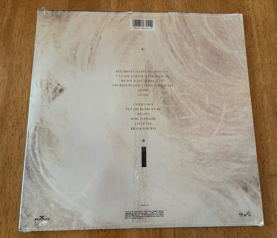 Eurythmics Savage Sealed Vinyl LP Record BMG RCA  NOS - Image 2 of 4