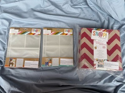 Two Simple Stories Sn@p! Binders 6''X8''- With 60 Pocket Page Refills