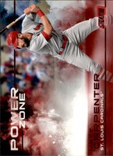 2019 Stadium Club #PZ-23 Matt Carpenter Power Zone Red