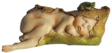 Top Collection Enchanted Story Fairy Garden Sleeping Baby with White