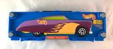 Hot Wheels 6 Car Carrying Case Purple Passion No Cars Included