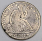 1874-P Seated Liberty Half Dollar — photo from another recent sale