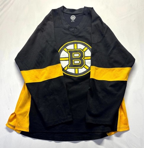 Boston Bruins Jersey Mens 2XL Black Yellow Zdeno Chara #33 Hockey NHL Logo