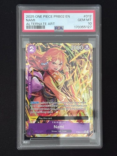 Nami (Alternate Art) graded PSA 10 for sale on eBay