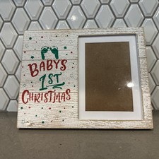 Baby  s 1st First Picture Frame 5x7 photo