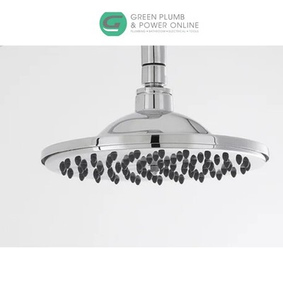 Hudson Reed Fixed Shower Rose 210 mm Chrom Traditionelle Gießkanne Duschkopf
