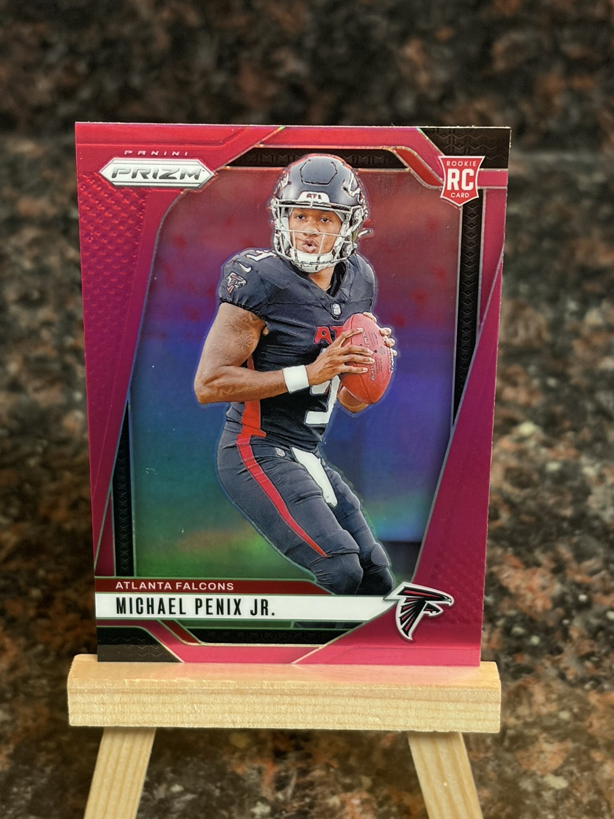 2024 Panini Pink Prizm Michael Penix Jr. Rookie #378 (RC)