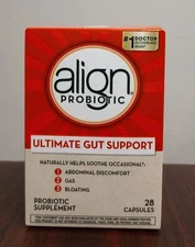 Align Probiotic 24|7 Gut Support Supplement 28 Capsules Exp 08/2026