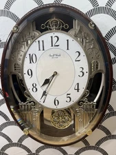 Small World Rhythm Nostalgia Sound Motion Musical Clock T3891-1 Crystals