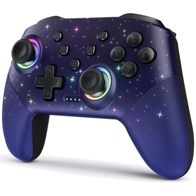 Voyee Wireless Switch Pro Controller mit RGB, Vibration & Turbo für Switch & ...