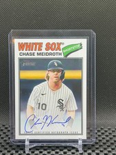 Chase Meidroth  2026 Heritage - Real One Auto  -  White Sox  #ROA-CM