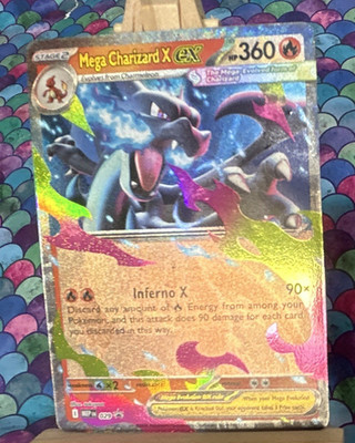 The Pokémon Company Mega Charizard X ex 013/094 Holo 360 HP Eng