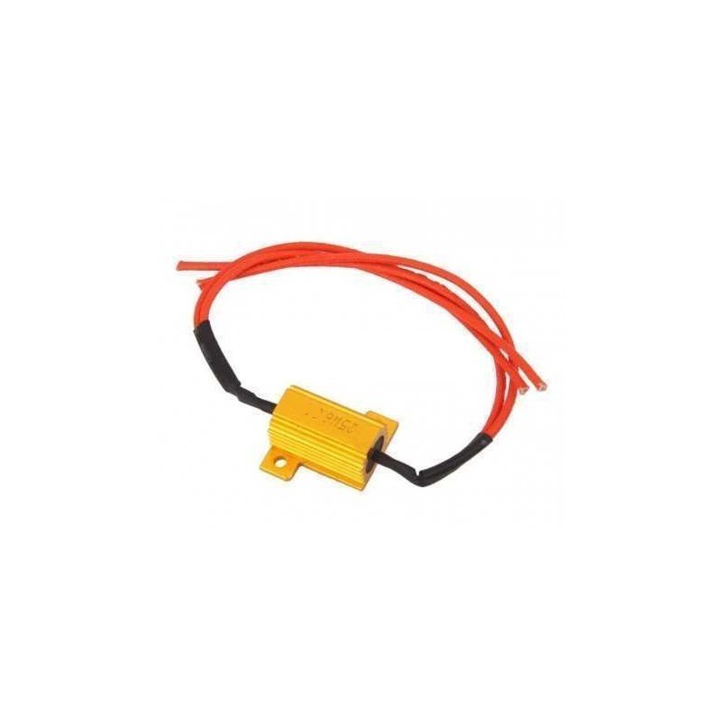 Resistenza Lampada LED 12V 25W 10 Ohm No Spia Intermittenza Warning Canceller foto 5