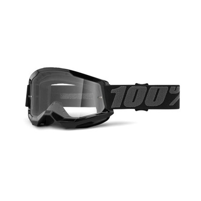 100% Strata 2 Motocross & Mountain Bike Goggles - MX and MTB Racing Protectiv...
