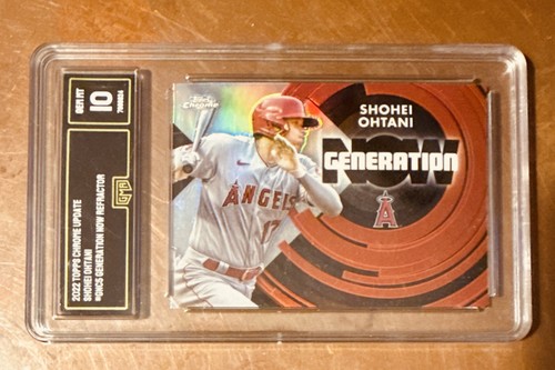 2022 Topps Chrome Update Series Generation Now Shohei Ohtani GNC-5 GMA 10 ANGELS