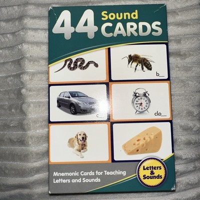 Junior Learning 44 Sound Cards 7  X4.75  New /Open Box FREE SHIPPING