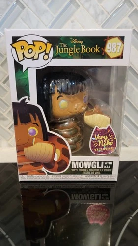 Funko Pop Disney The Jungle Book Mowgli With Kaa Exclusive