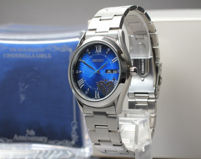 Full set N MINT Seiko 7N43-HAB0 Cinderella Girls 5th Anniv. Qz Men s Watch JAPAN