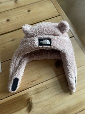 THE NORTH FACE BABY BEAR SUAVE OSO BEANIE SIZE 6-24 MONTHS PINK MOSS NF0A7RIY