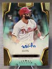🔥⚾️WESTON WILSON 2024 Topps Five Star Aqua On Card Auto RC /75 #PHILLIES!!!⚾️🔥