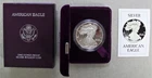 1986-S SILVER EAGLE DOLLAR PROOF COIN WITH ORIGINAL US MINT PACKAGING & COA