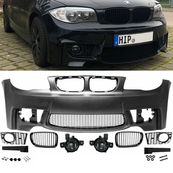 Sport StoßStange Vorne Passt FüR BMW E81 E82 E87 E88 Nicht M+ Nebel Smoke+ Abe*-image