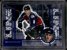 1997-98 Donruss Sandis Ozolinsh Line 2 #/2000 Avalanche