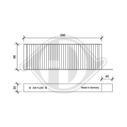 1X Filter, Innenraumluft Diederichs DCI0158S Passend FüR CitroËN Peugeot-image