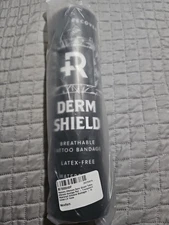 Recovery Derm Shield Tattoo Aftercare Bandage Roll Transparent Matte, 10" x 8 Yd