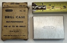 GENERAL Drill Case Self Positioning For 61 To 80 Drills Made In USA Used