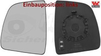 VAN Wezel 1638837 Spiegelglas FüR AußEnspiegel Links FüR Fiat FüR Opel