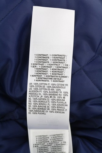 DIESEL W-Manfred Mens Jacket XL Full Zip Patch Pockets Padded Polo Blue RRP€395 - Picture 11 of 19