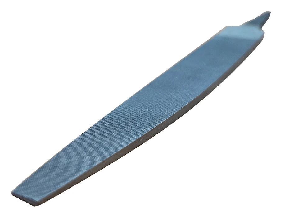 Cuchillo Nicholson 6" #0 Doble Corte Patrón Suizo Archivo Grueso con Borde de Seguridad Trasero Foto 3 de 4