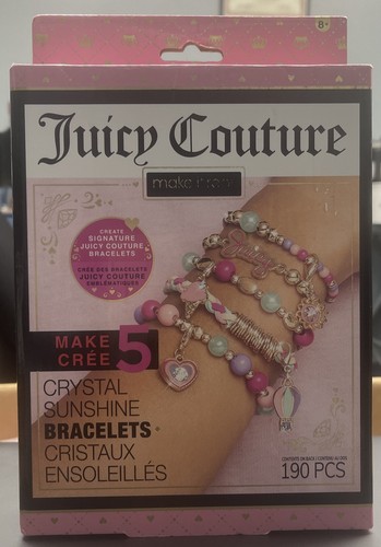 Juicy Couture Make it Real Crystal Sunshine & Starlight Bracelet Kit Stylish NEW