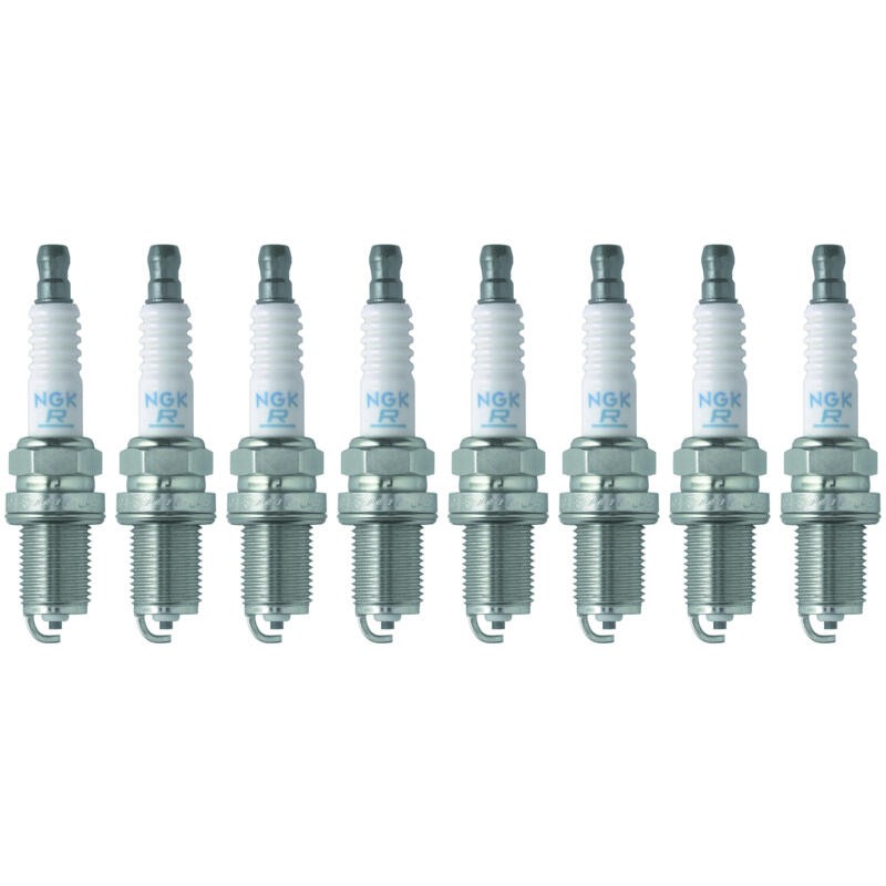 NGK Spark Plug 6962 8-PACK V-Power BKR6E 14mm Copper/Nickel, Flat, HR 6