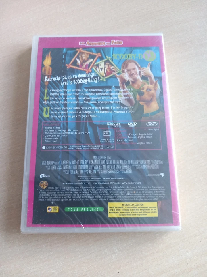 SCOOBY DOO LE FILM - DVD NEUF SOUS CELLO - Photo 2/2