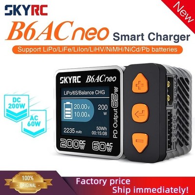 SKYRC B6ACneo Charger DC/AC Balance Charger Discharger LiPo LiFe LiIon LiHV NiMH