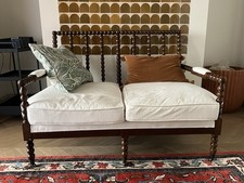 The Gainsborough Two Seater Sofa in Ivory Linen