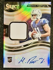 2020 Panini Select Silver Prizm Michael Pittman Jr. Rookie Patch Auto 080/199