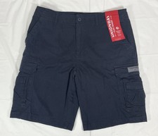 Unionbay Cargo Shorts, Men's 36 Large , Twilight Black, Stretch Fabric, NEW