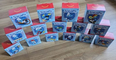 NEU Kompletter Satz Olympia 2024 15 Schlümpfe von Schleich Mc Donald`s
