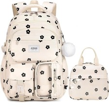 Backpack for Girls - Girls Backpack with Lunch Bag for Teen Kids
