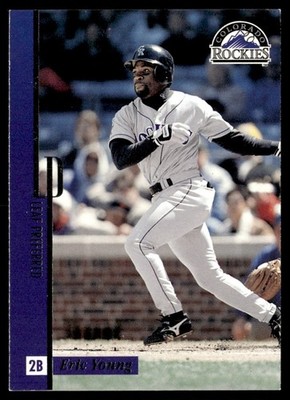 1996 Leaf Preferred Eric Young Colorado Rockies #95