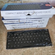 Macally Wireless Keyboard Full Size for Windows Black New In Box