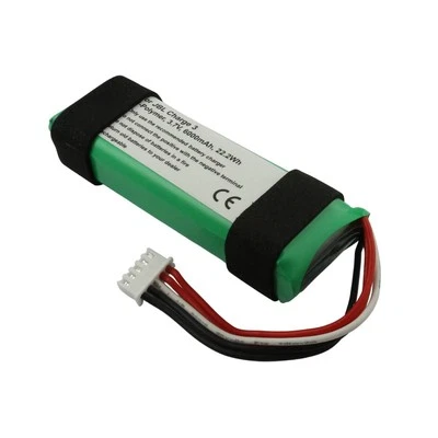 Avizar Batterie pour Enceinte JBL Charge 3 3,7V 6000mAh Li-Polymer Vert