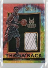2015 Panini Select Throwback Memorabilia Tie-Dye Prizm 25/25 Brandon Knight 6q5