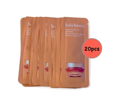 Sulwhasoo Concentrated Ginseng Rejuvenating Cream Perfecting Rich 1ml x 20pcs