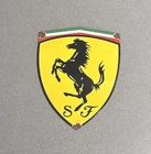 VINTAGE FERRARI HORSE PORCELAIN SIGN CAR GAS TRUCK OIL MOTORCYCLE