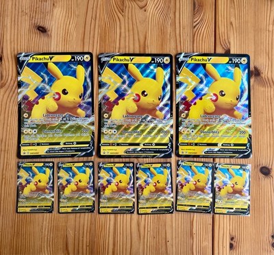 Pokemon | Pikachu V | SWSH061 | Black Star Promo | Sammlung Lot | Deutsch